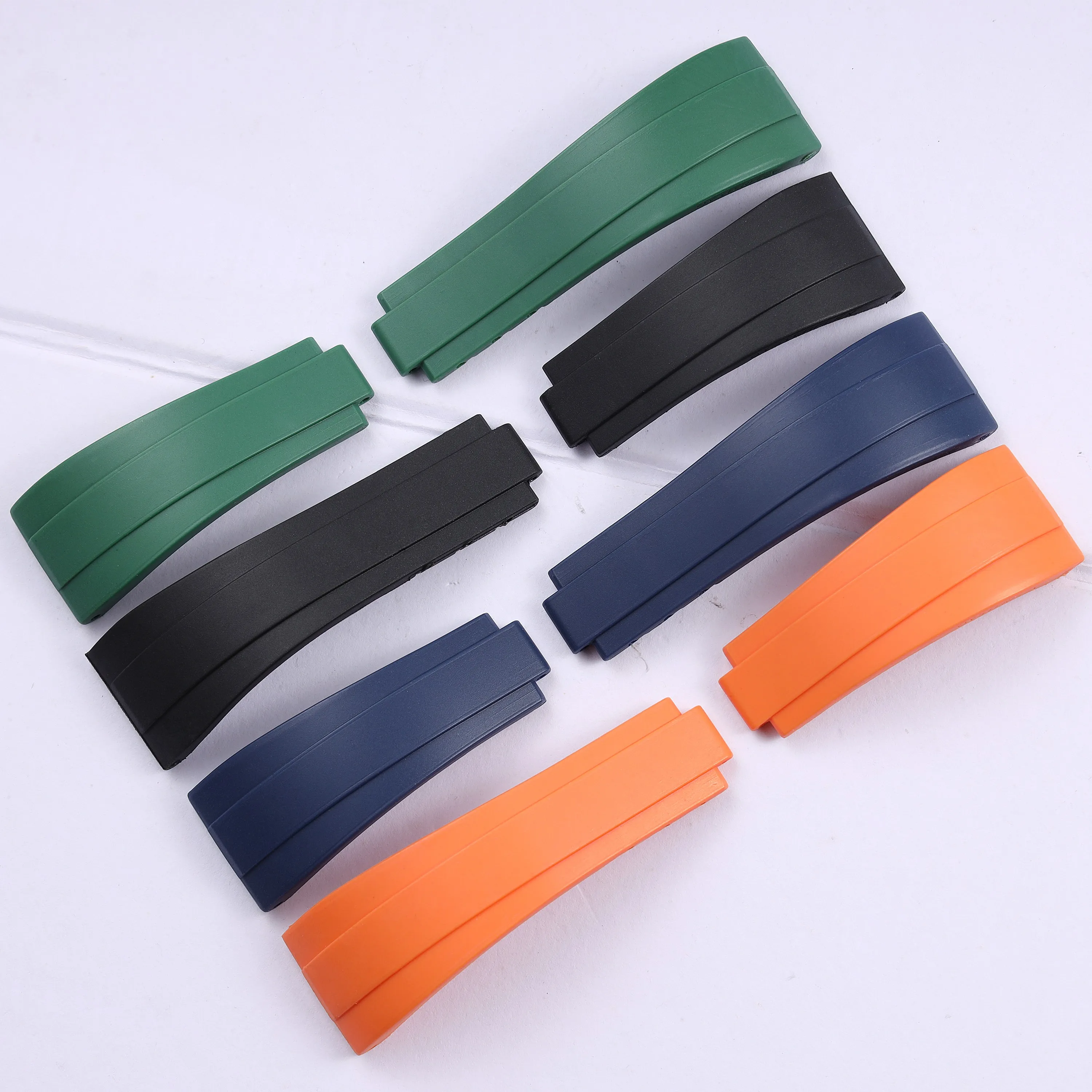 Quality Nature Rubber Watchband 20 21mm For Samsung Casio Seiko Longines Rolex Strap For DAYTONA SUBMARINER GMT Yacht-Master
