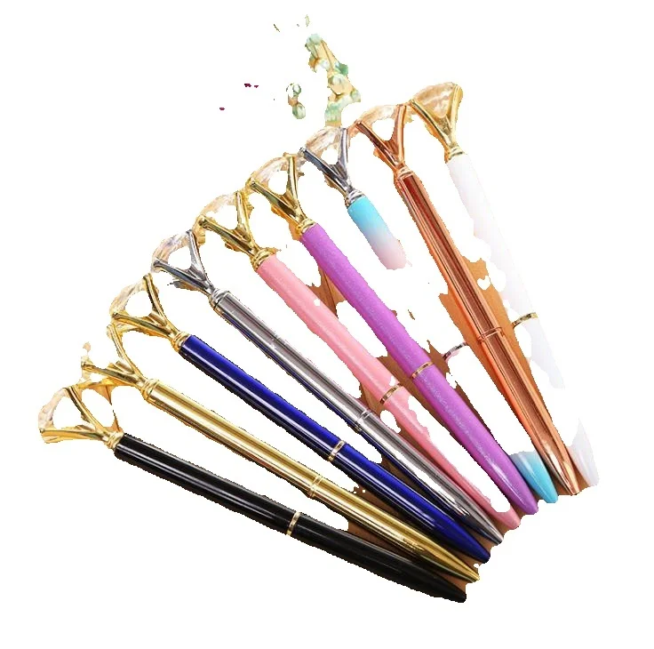 Free Shipping New Arrival Diamond Pen Queen Gem Crystal Gift Pen 500pcs Wholesale