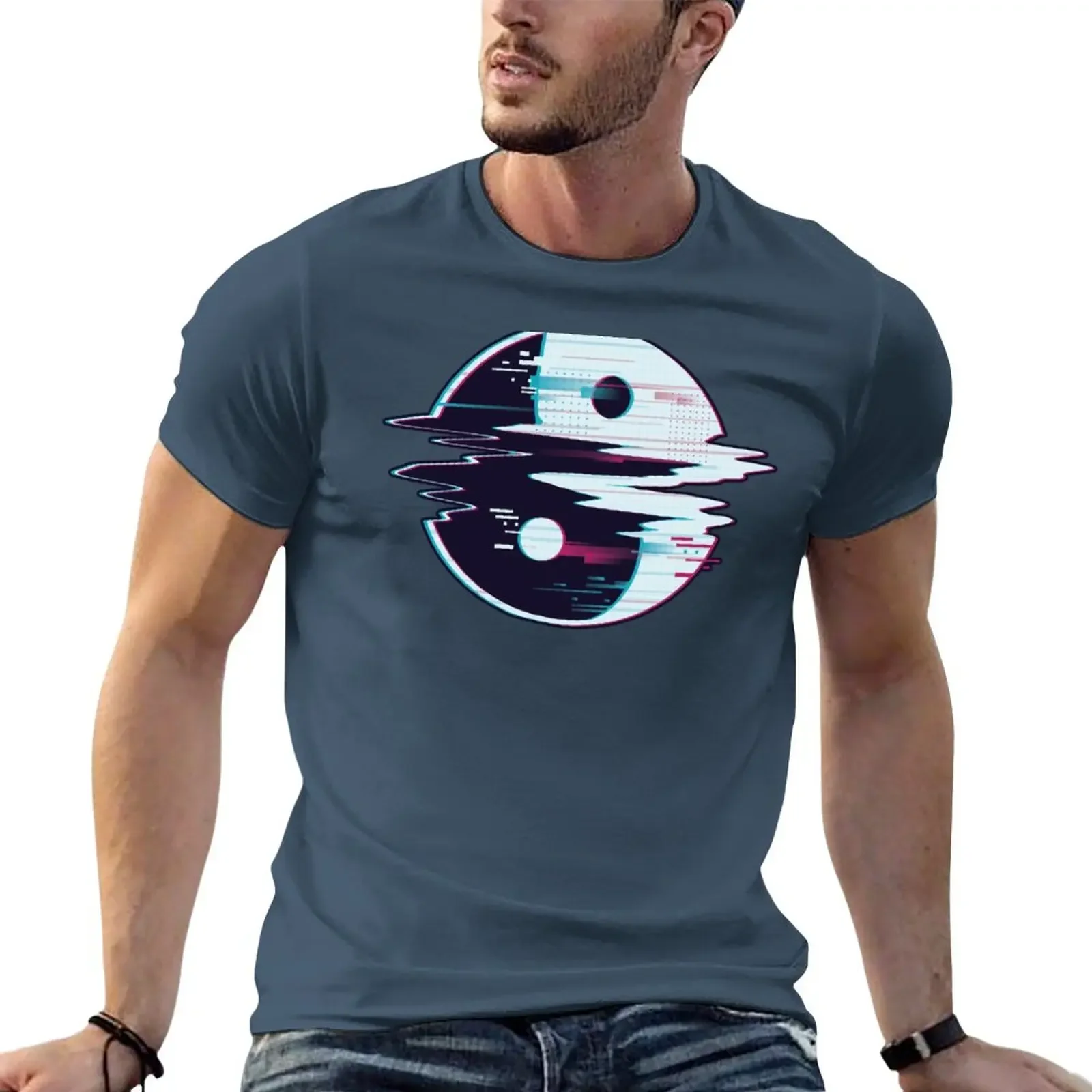 

YIN YANG GLITCH T-Shirt customs customizeds vintage designer t shirt men