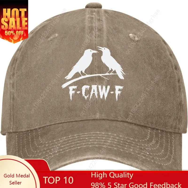 

F CAW T Hat for Women Vintage Washed Distressed Baseball Caps