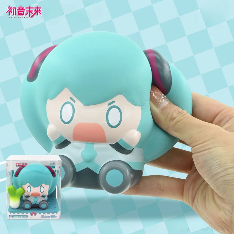 Hatsune Miku anime cartoon slow rebound vent decompression artifact cartoon ornament creative kawaii personality model toy gift