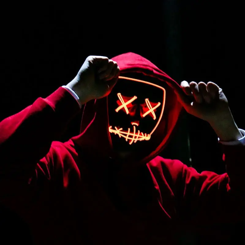 Halloween Neon Led Purge Mask - Led Purge Mask Halloween review and price