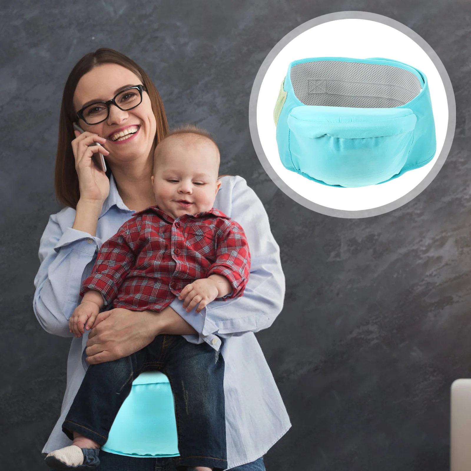 Baby Hip Seat Carrier Ergonomic Design Cotton Comfortable Outdoor Use Storage Bag Included Infant Hip Seat Carrier Baby Shower