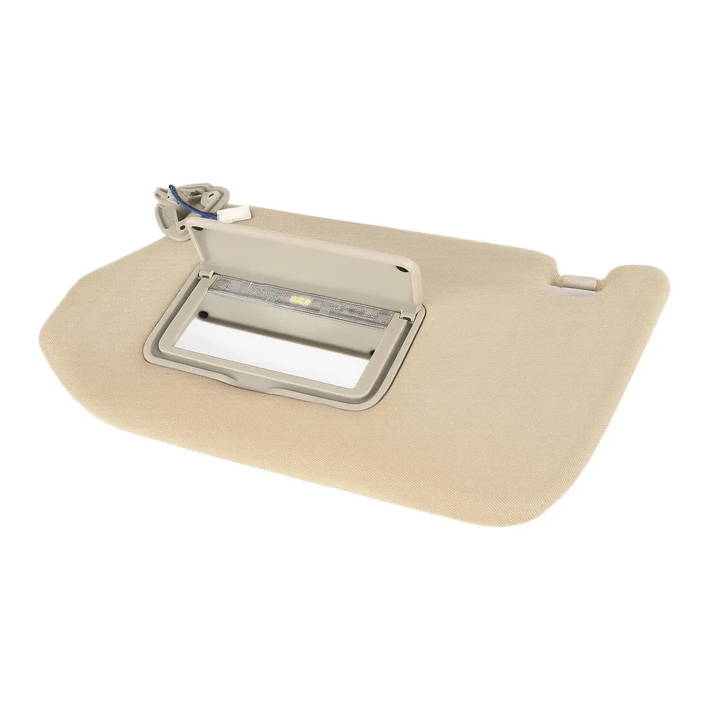 For Makeup And Grooming Driver Side Sun Visor Vanity Mirror Visor Built-in Illuminating Light Stable Hinge Structure