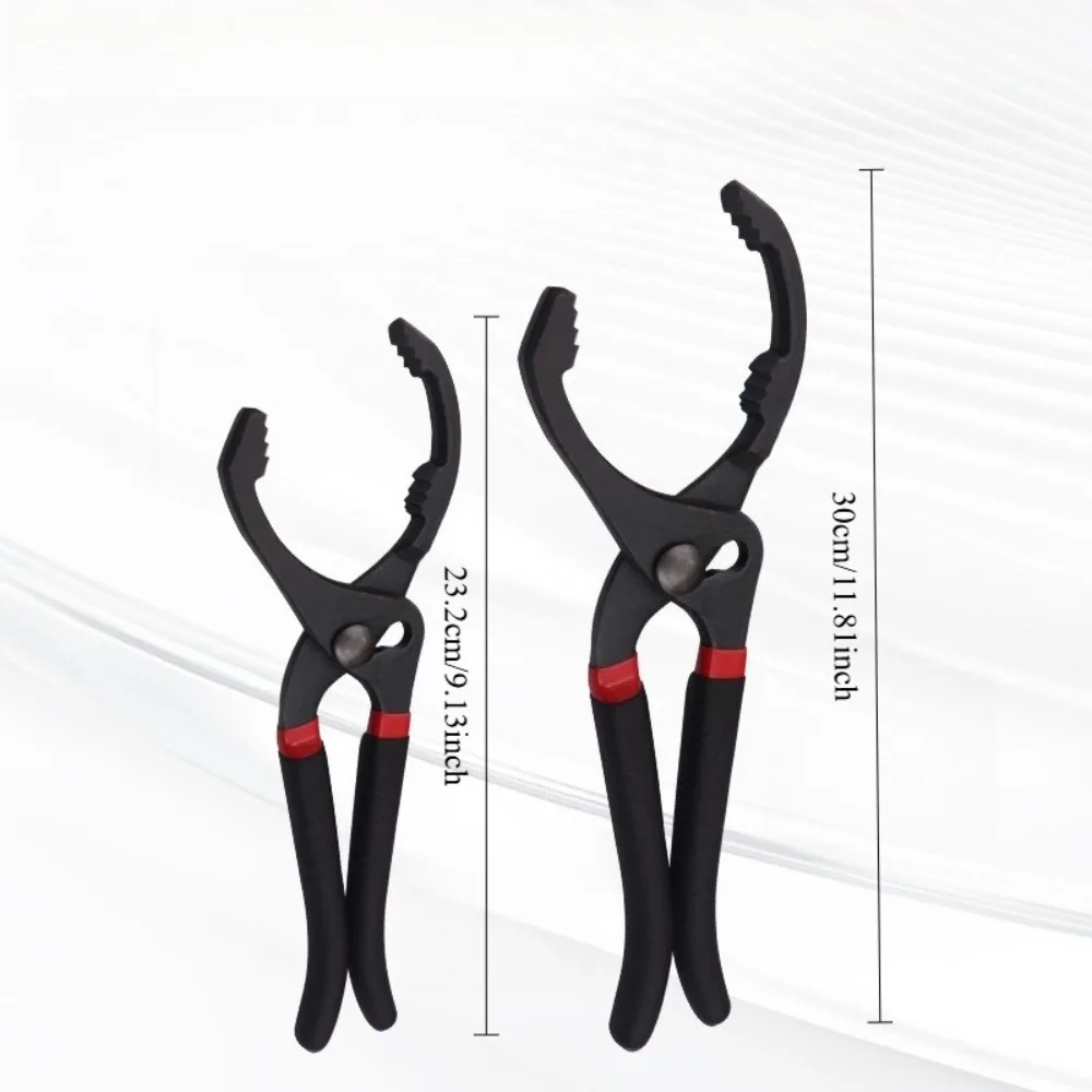 

9.13" & 11.81" Pliers-Style Oil Filter Wrenches-Heavy-Duty Auto Repair Tools for Oil Cartridge & Oil Grid Installation & Removal