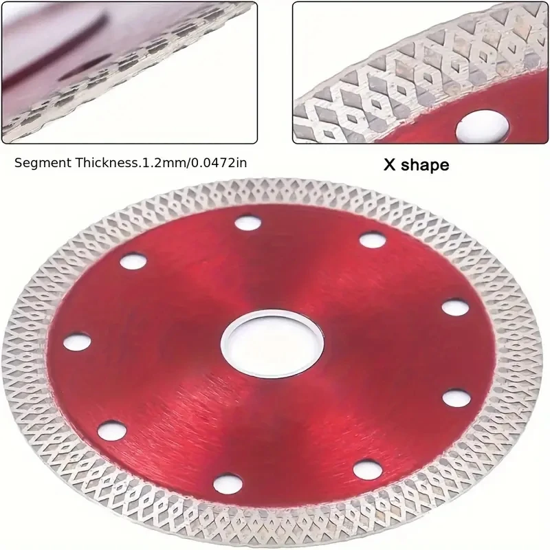 1pc Diamond Saw Blade Disc 105 115 125mm Porcelain Ceramic Tile Turbo Thin Stoneware Cutting for Marble Machine Angle Grinder