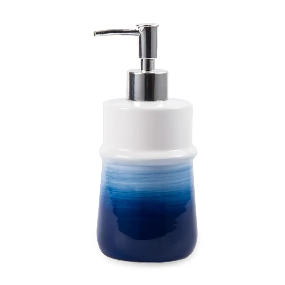 

Ceramic 12Oz Soap Dispenser for Kitchen, Refillable Hand Dispenser with Pump, Lotion Dispenser Bathroom for Dish Soap, Hand s