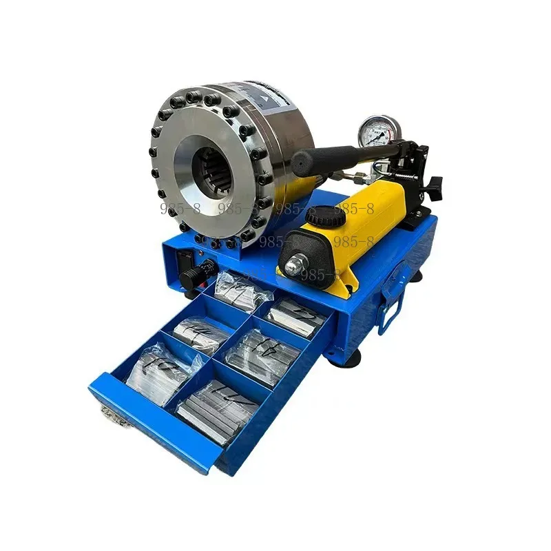 Manual Hydraulic Steel Pipe Shrinking Machine Scaffolding Pipe High Pressure Joint Press