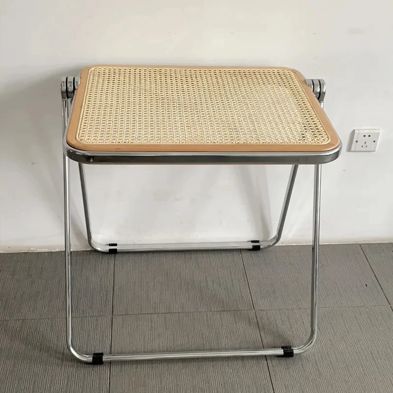Ple Medieval Folding Portle Storage Office Study Dk White Nordic Ins Rattan Computer Dk