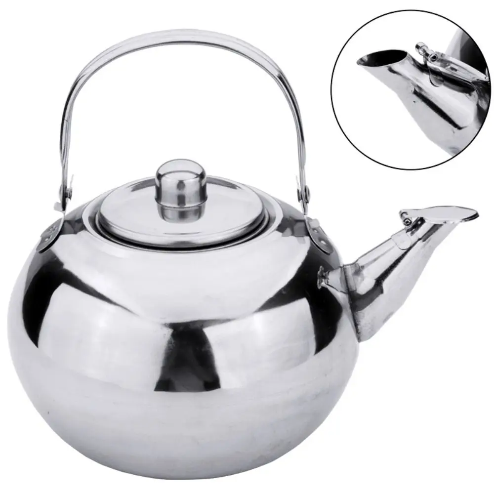 Stainless Steel Water Kettles Large Capacity With Infuser Filter Green Oolong Tea Jug Cookware Tea Coffee Tools Coffee Kettle