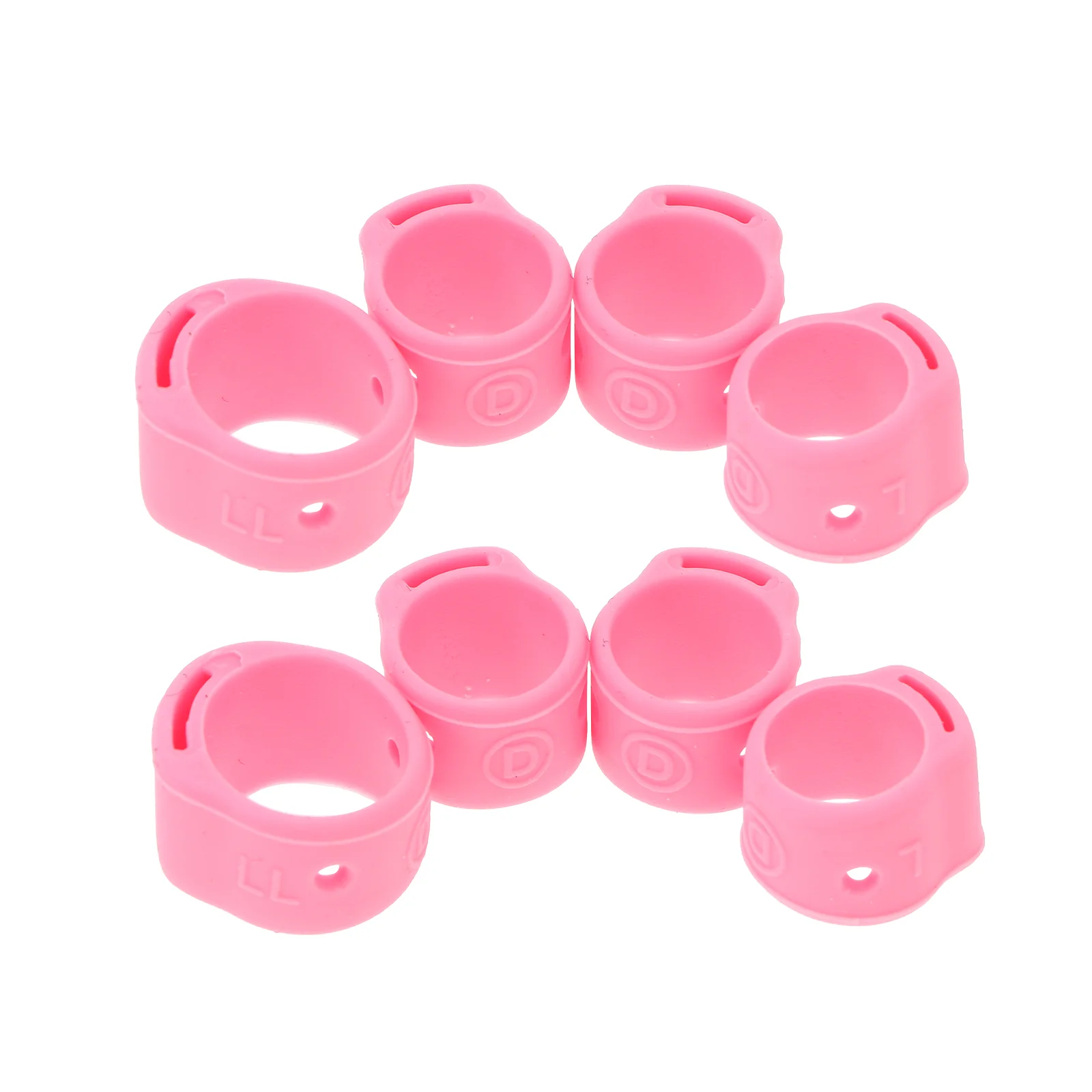 

8 Pcs Guzheng Nails Covers for String Instruments Protective Case Breathable Protectors Silica Gel