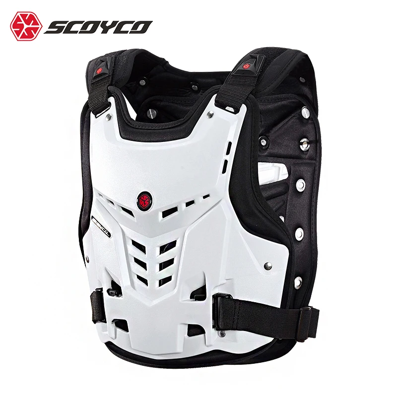 Scoyco AM05 Off-road Motorcycle Armor Coat Chest Back Shock-resistant Men Motocross Riding Jacket Racing Protective Gear