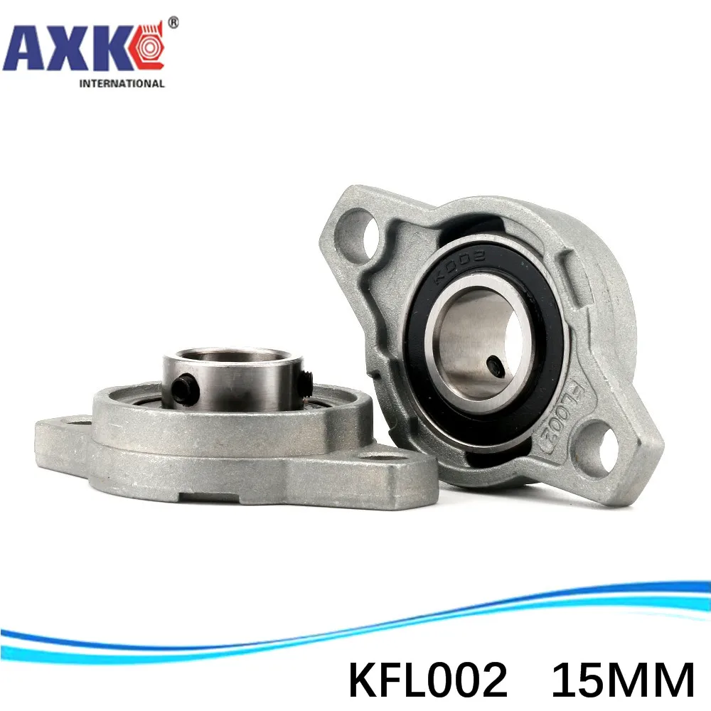 

15 mm caliber zinc-aluminum alloy bearing KFL002 flange bearing with pillow block wholesale free shipping