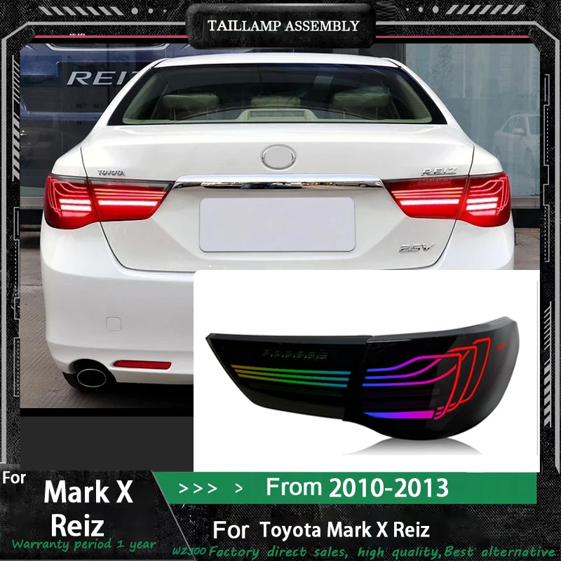 

Car Led Rear Lights For Toyota Reiz Mark X 2010 2011 2012 Tail Light Modified RGB CSL Styling Led Taillight Assembly
