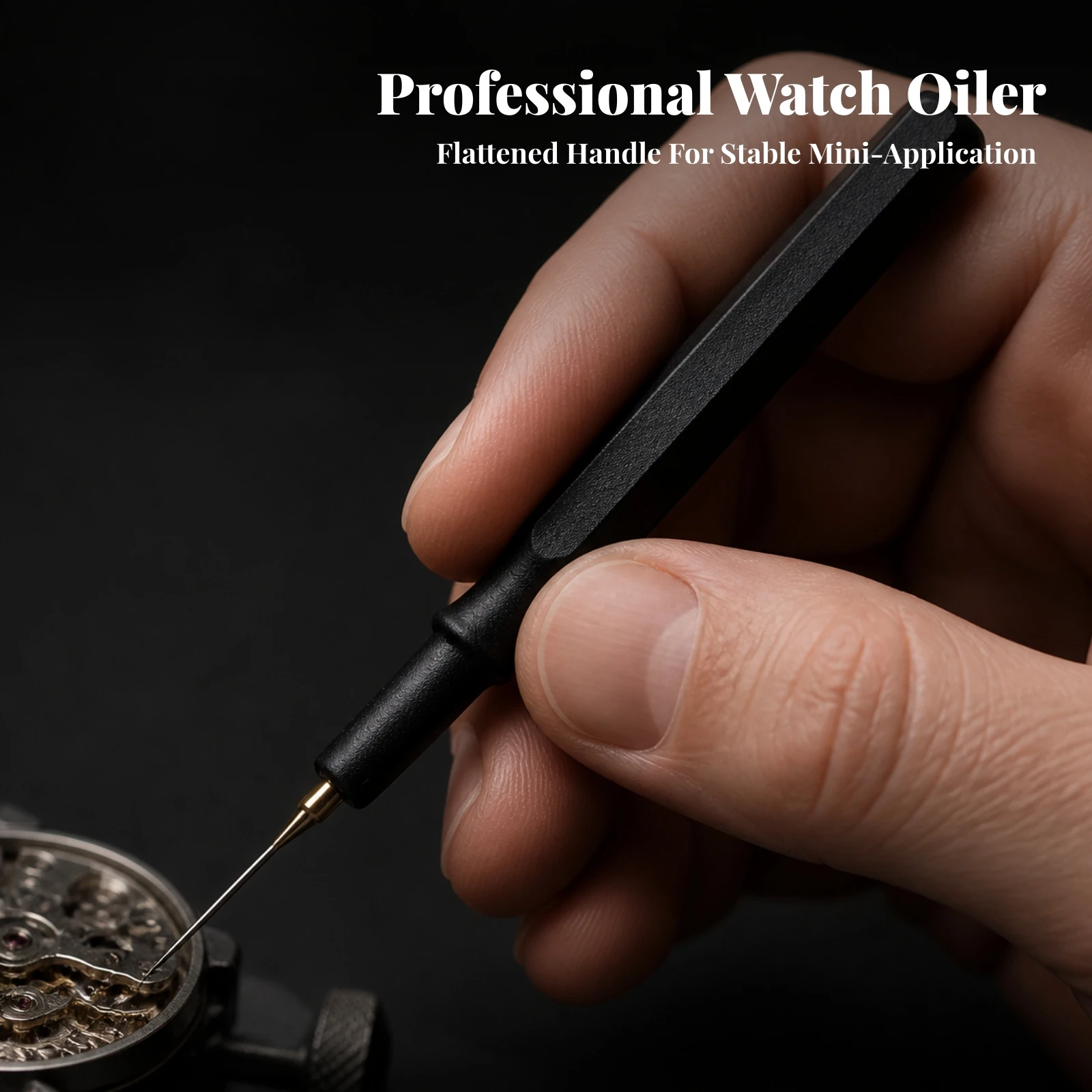 Precision Oiler Pen Lightweight Oil Pen with Needle Tip Precision Oiler Handheld Long-Lasting for Watchmakers, Watch Repair view 6