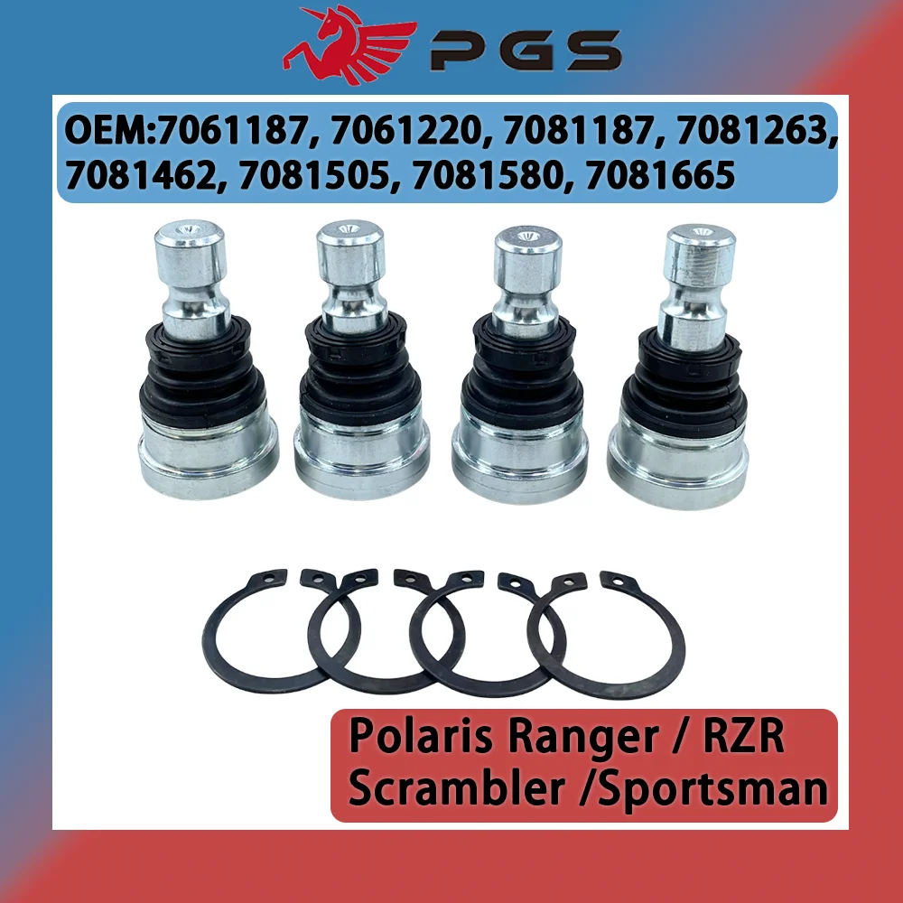 

4 шт. шаровые шарниры для Polaris RZR 570 800 900 4, верхний нижний передний Ranger Sportsman 7061220 7061187 7081505 7081580 7081666