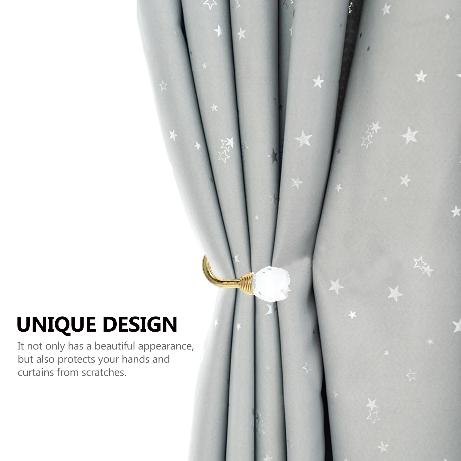 1 زوج كريستال الستار السنانير أنيقة ديكور المنزل سبيكة Pothooks لغرفة المعيشة غرفة نوم فندق أشكال عرض النوافذ الملحقات