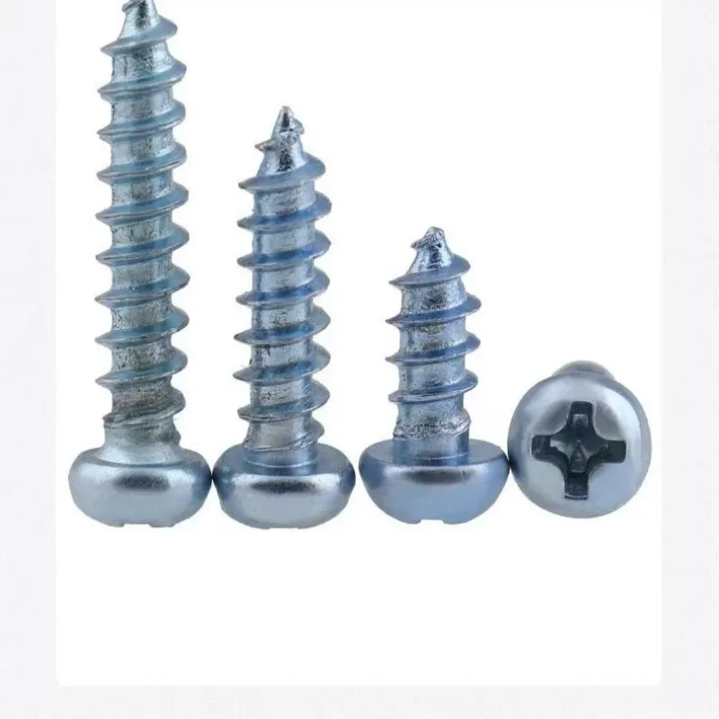 

304 Саморезы из нержавеющей стали M2,5 M3 M4 M5 M6 Набор винтов по дереву с крестообразной круглой цилиндрической головкой для мебельных крепежных изделий своими руками