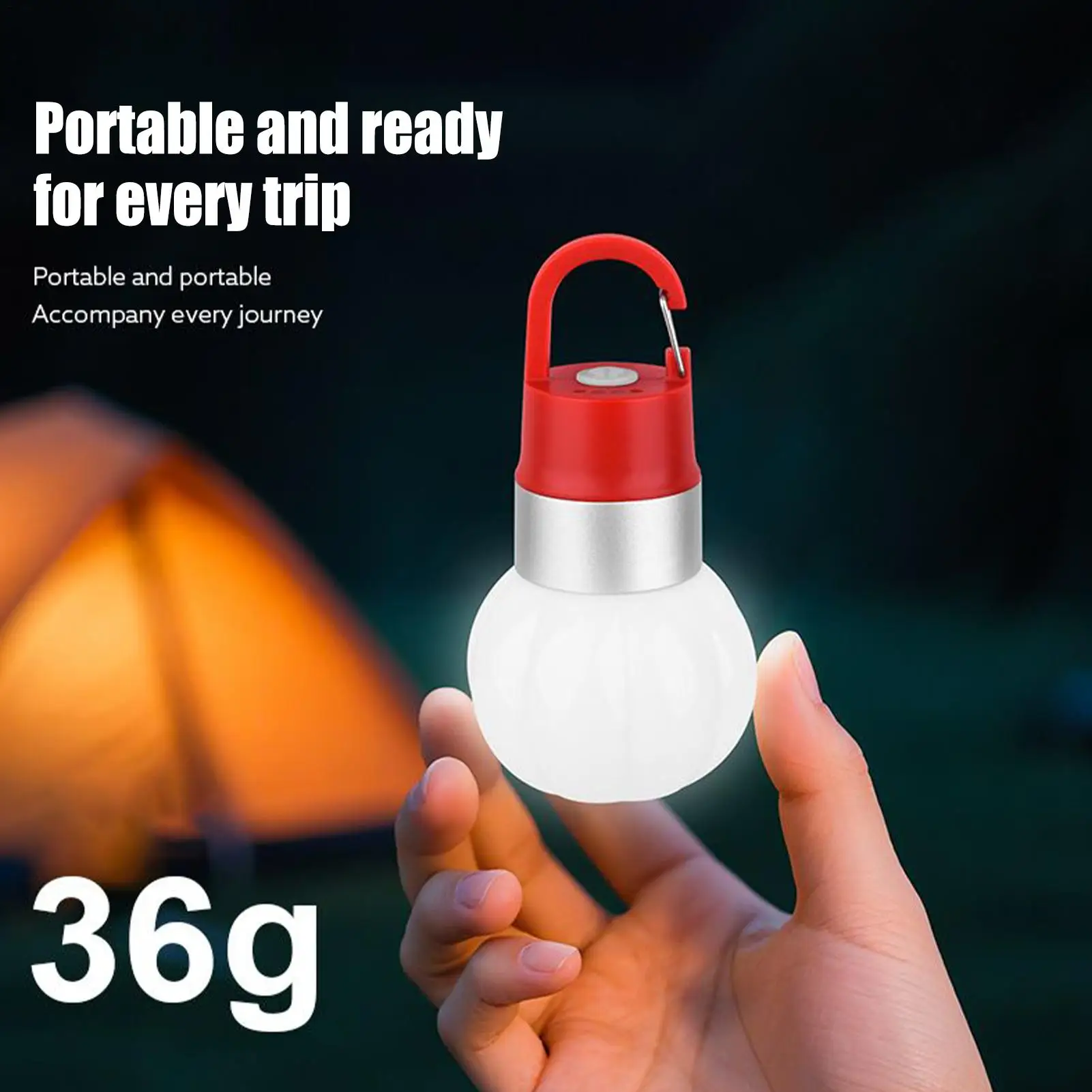

Rechargeable LED Camping Lantern Waterproof Rainproof Bottle Cap Light for Backpacking Hiking Fishing Outdoor Adventure Lighting