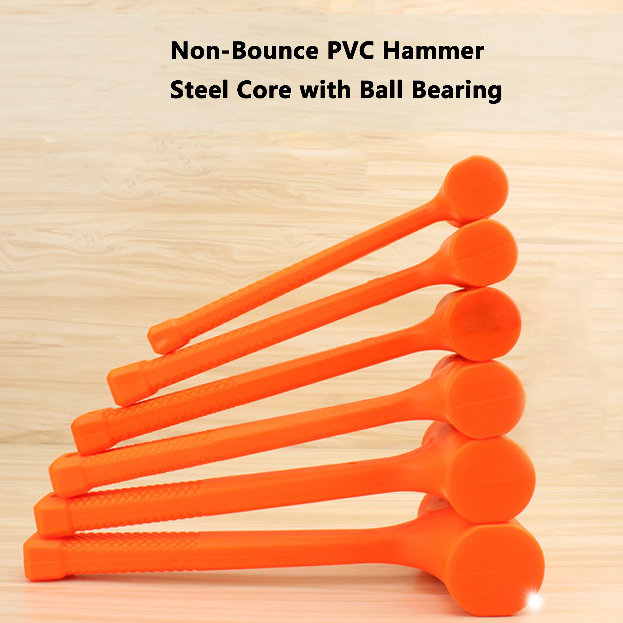 No-Bounce Installation Hammer - Essential Tool for Wood Flooring, Furniture Assembly & Pvc Tiles, Soft Face Rubber Mallet
