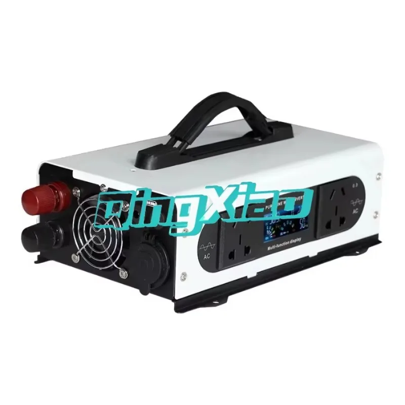 

Pure Sine Wave Inverter Portable Car Inverter Dc To Ac Converter For Outdoor Camping Rv Home Emergency Power Supply Display