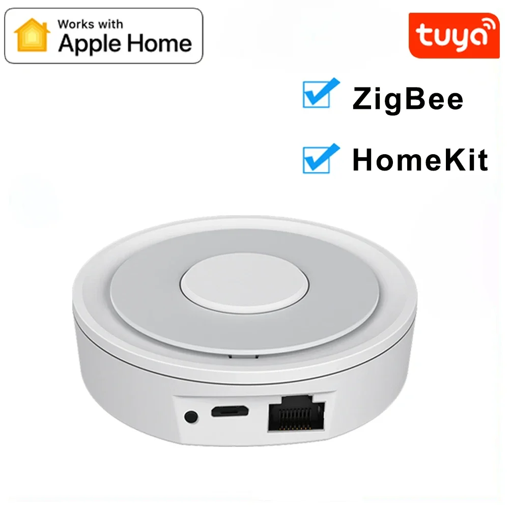 Tuya Smart ZigBee وHomekit Hub Gateway Wire Smart Home Bridge Remote Controller يعمل مع Alexa Google Home