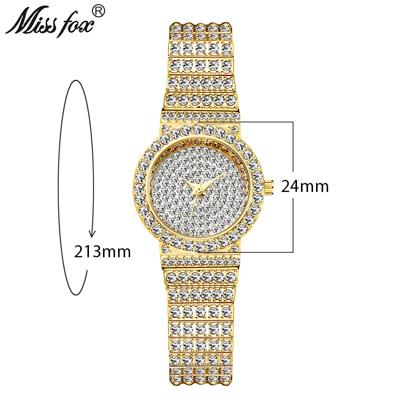 Montre à quartz diamantée haut de gamme pour femme, bracelet exquis, produit de grande connaissance, marque officielle, mode, livraison gratuite