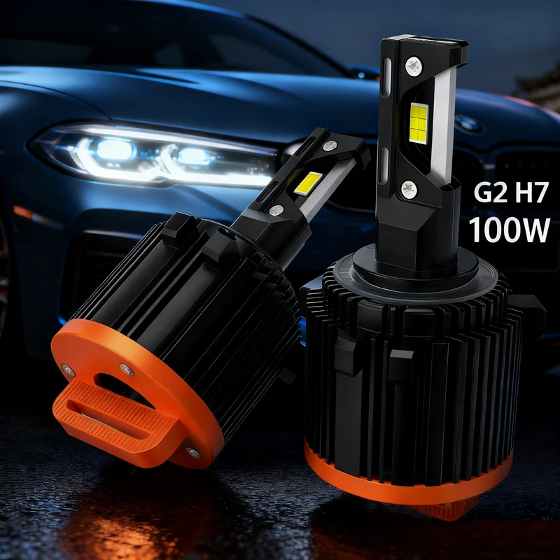 

H15 LED Headlight Bulbs G2 H7 LED For Golf 6 MK3 Canbus 7535 CSP Lamps H15 High Low Beam Car DRL for BMW Mercedes Audi H15