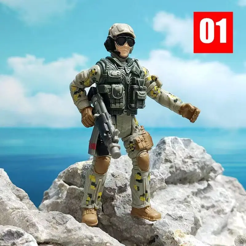 

Original Jimei Soldier 3.75 Inch Moving Doll Figure Toy Model Special Forces Military Army Camouflage Police Action Figure Toys