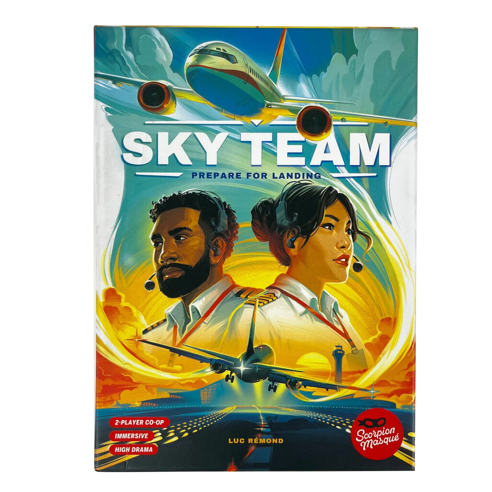 Sky Team Cooperative Dice Game - A Strategic Board Game That Brings Friends Closer for 2 Players | 2 players | 20 minutes