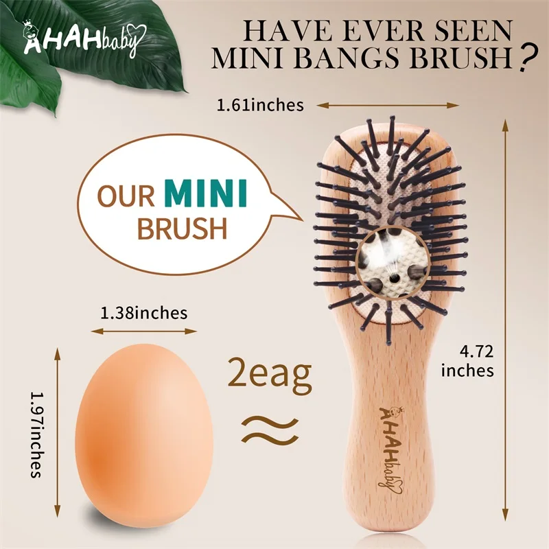 Portable Pocket Hair Comb Baby Hair Brush Salon Styling Hairbrush AirBag Mini Hair Brush Small Travel Airbag Head Massage Brush