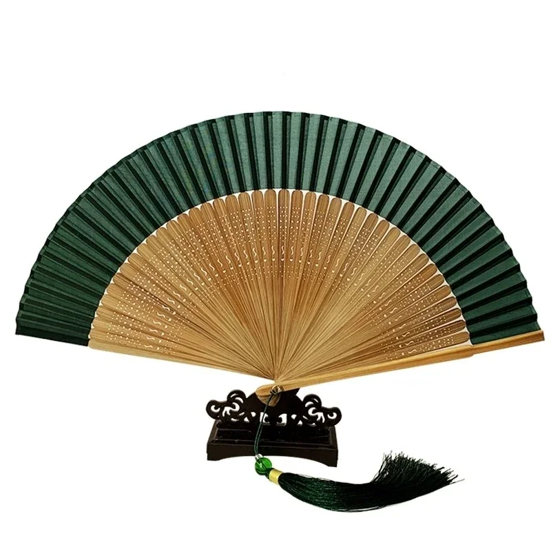 

Ancient Style Folding Fan Hanfu Qipao Photography Special Dance Show Fan Chinese Style Exquisite Classical Beauty Summer Fan