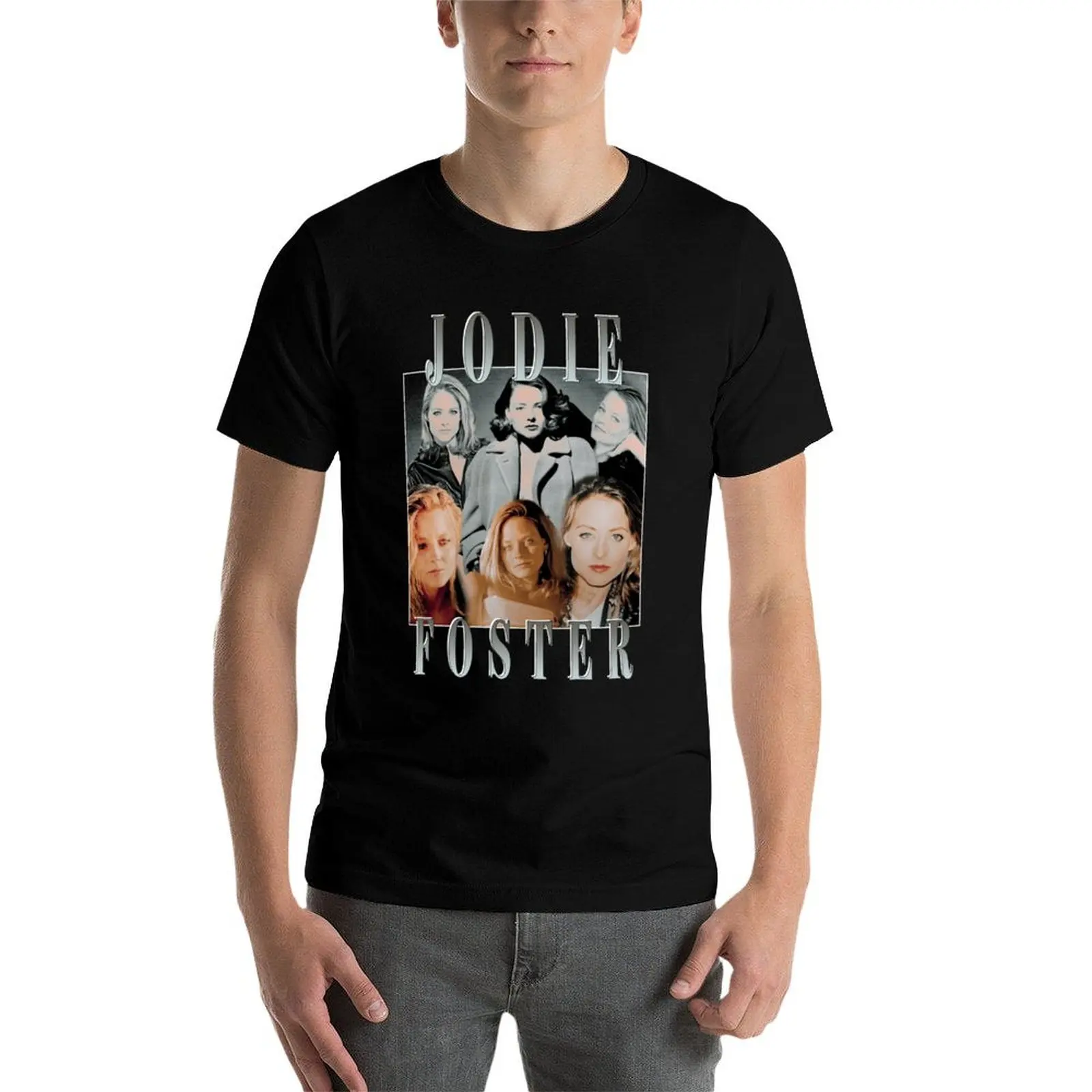 

Jodie foster T-Shirt t shirts with prints t shirts for man graphic funny t shirts cotton 100% T-Shirt
