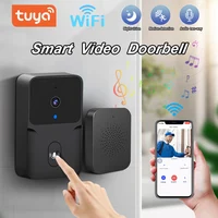Tuya Wifi inteligente Video timbre inalámbrico HD cámara PIR detección de movimiento IR alarma seguridad inteligente timbre de puerta de casa intercomunicador