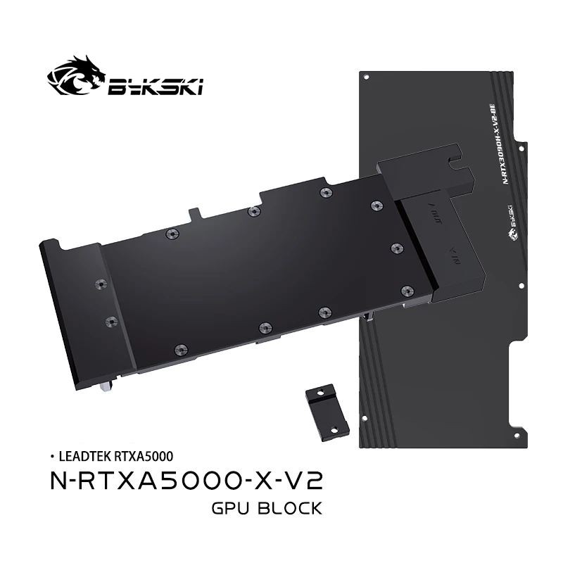 

Bykski N-RTXA5000-X-V2 GPU Water Block For Leadtek NVIDIA Geforce RTX A5000 Graphic Cards Cooler ,With plate VGA Water Radiator