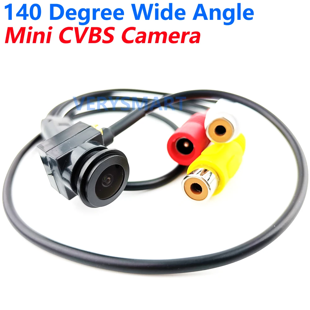 VERYSMART 140 Degree Wide Angle HD Video 700TVL Analog Camera Mini Home Security Surveillance Micro Camera