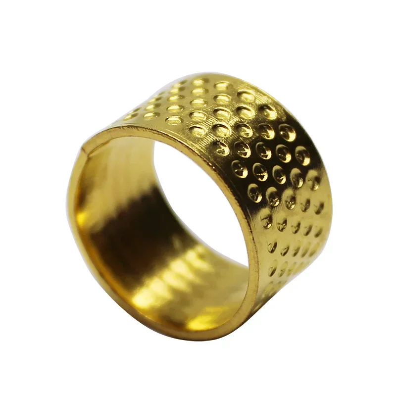 معدن إصبع النحاس حامي حلقة إبرة كشتبان اليدوى خياطة الخياطة الجلود الحرفية عدد وأدوات الملحقات