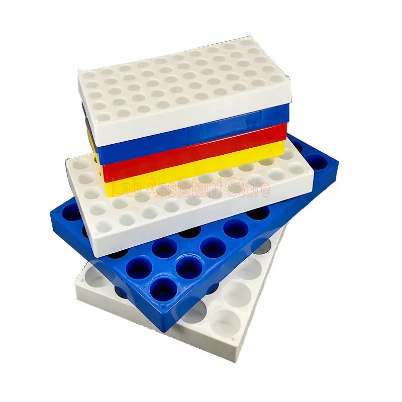 1-częściowy plastikowy stojak na fiolki do szklanej butelki na próbki o pojemności 2 ml-60 ml Uchwyt na butelkę na głowę Materiały laboratoryjne do chemii — zdjęcie produktu 6