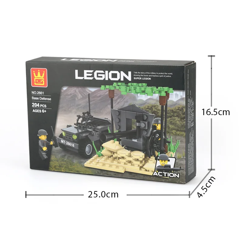 Military building block model Temporary war points Children's toys, boys' birthday gifts, puzzle toys, collection gifts