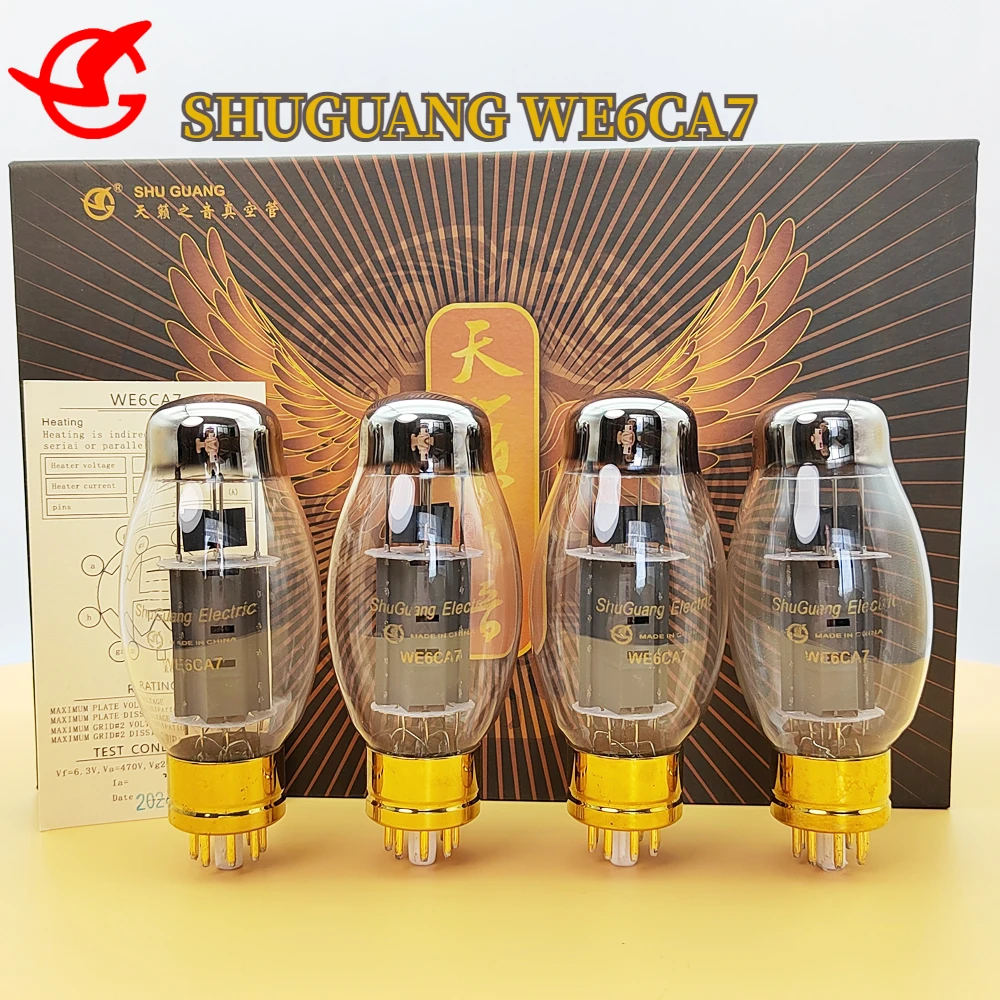 WE6CA7 Vacuum Tube Upgradat EL34 6L6 KT88 6P3P 6CA7 Electronic Tube Amplifier Kit Vintage Hifi Audio Valve Power Amplifier