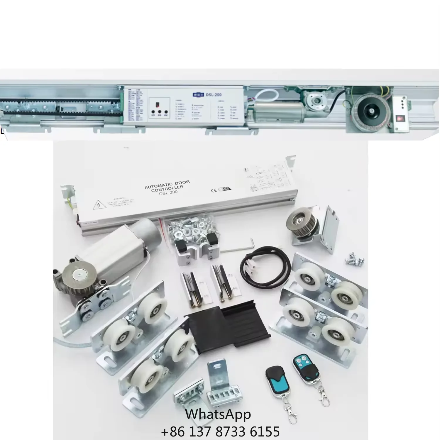 Dunker Motor 50W Glass Electric Induction Door Operator Automatic Sliding Door Opener