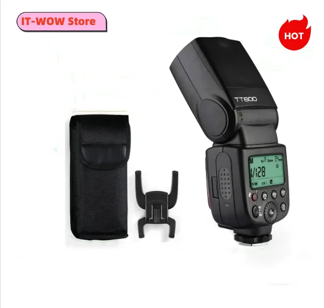 

Godox TT600 Speedlite 2.4G Wireless GN60 Master/Slave Camera Flash Speedlite for Canon Nikon Sony Pentax Olympus Fuji Lumix