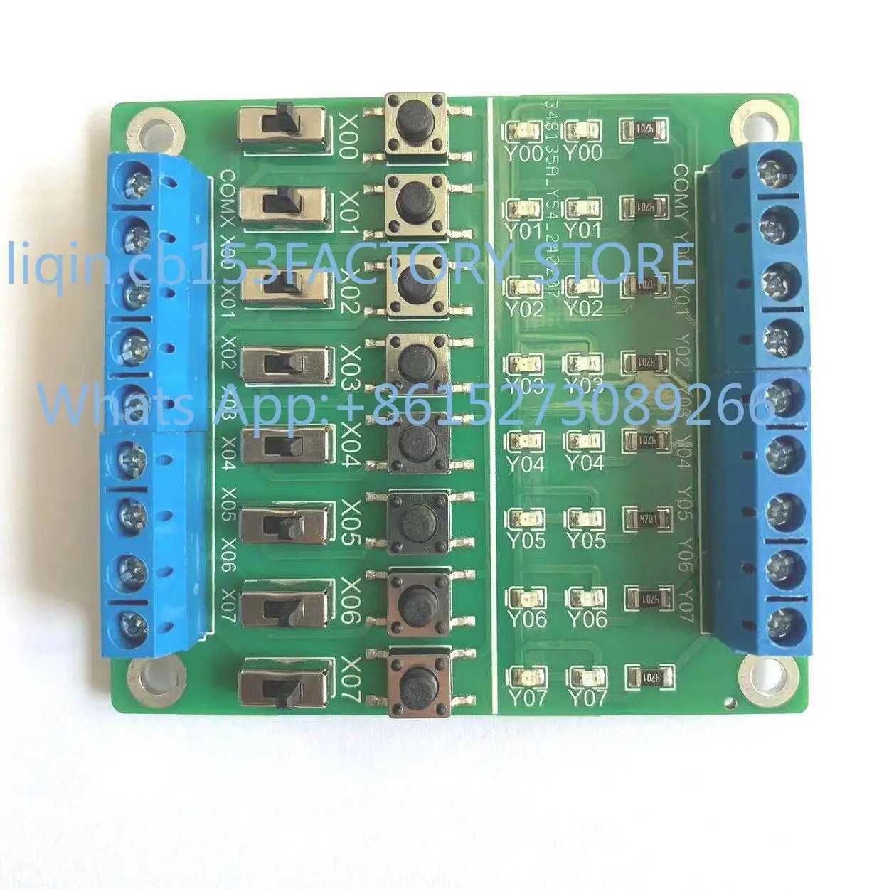 PLC debugging board/simulation/test/PLC input/output board/switching signal/microcontroller learning module