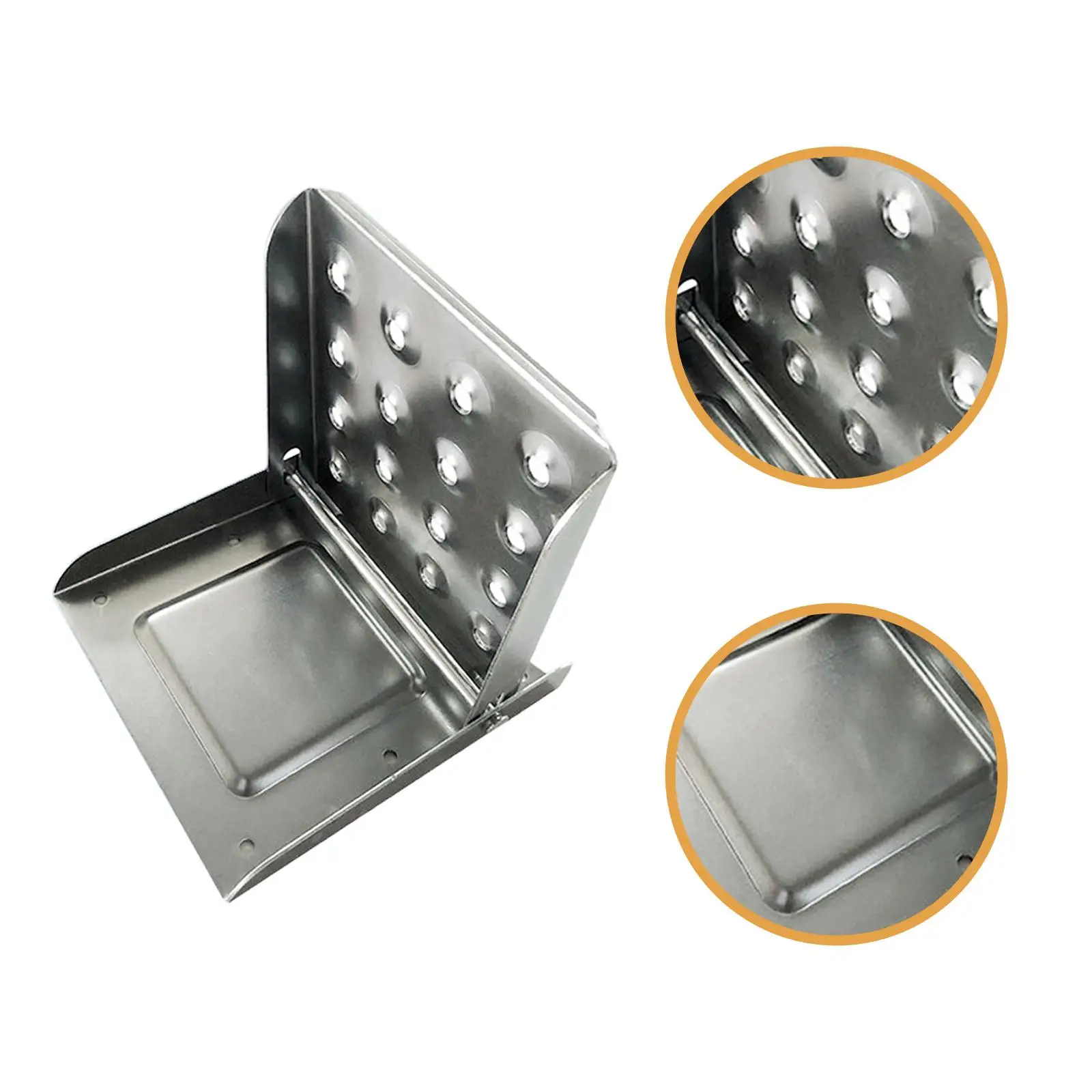 Gradino pieghevole per pedale antiscivolo per interni ed esterni per rimorchio per barche RV