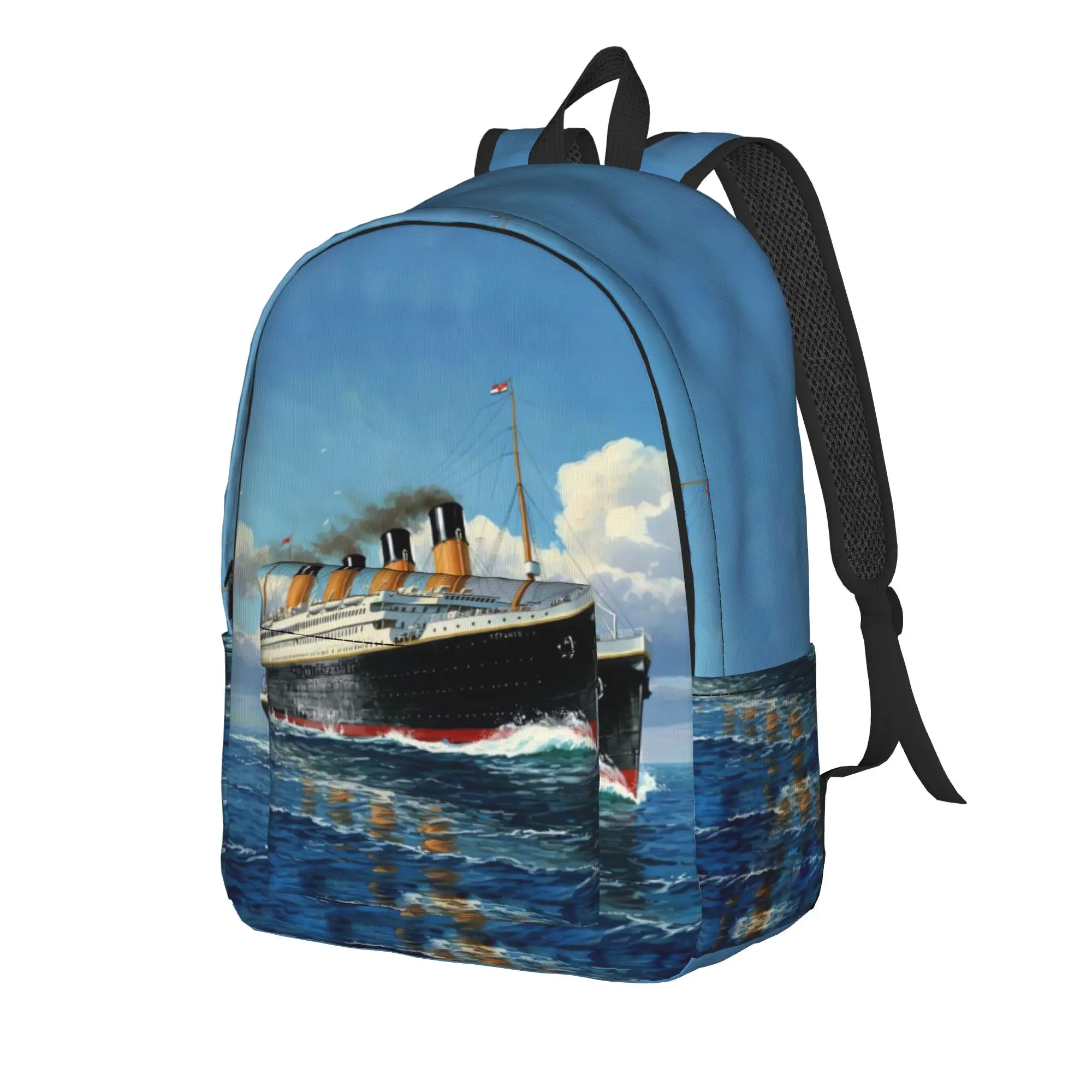 The Most Popular Ship Of All Times, Titanic Backpack  Style Backpacks Female Travel Breathable High School Bags Design Rucksack