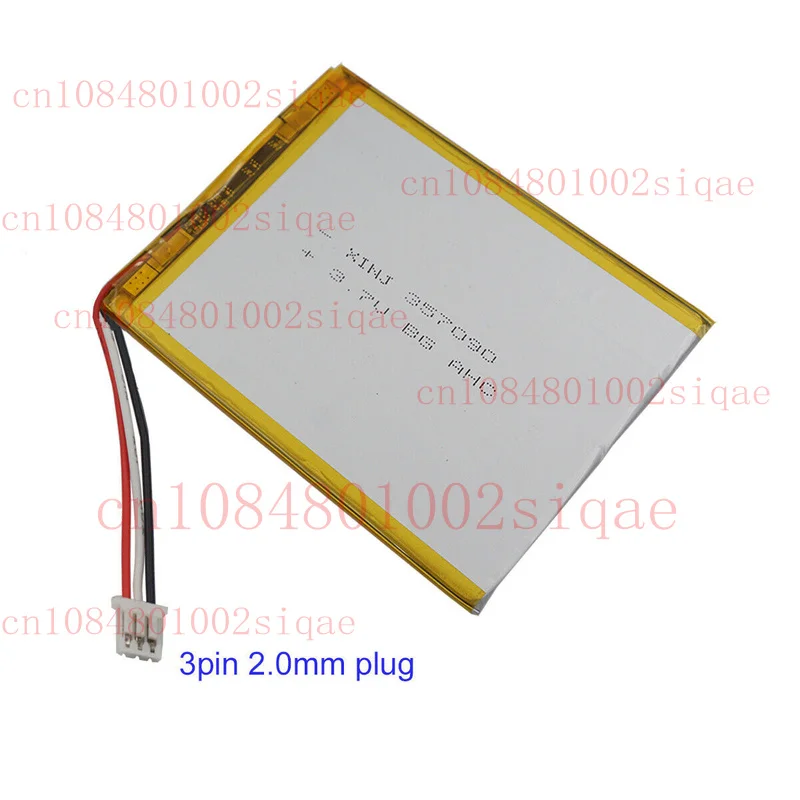 Baterai Li Isi Ulang 3.7V 3000 MAh 11.1Wh 357090 untuk Axys 4G Tablet PC GPS WYORESY