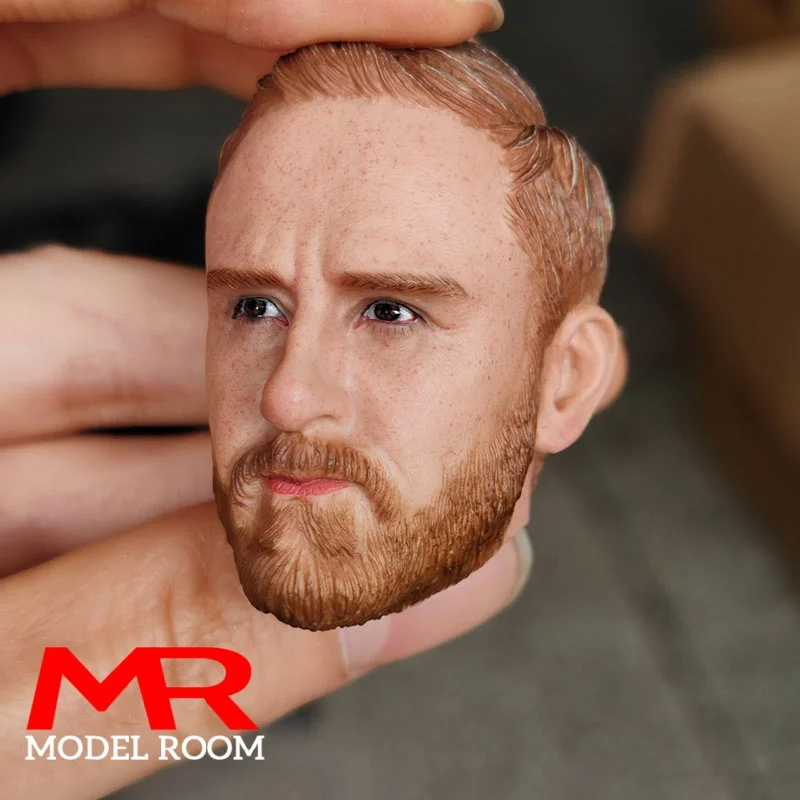 Cabeça de cecchino dam 78085 escala 1/6, escultura em pvc, cabeça de soldado masculino, modelo adequado para bonecos de corpo de figura de ação de 12 ''