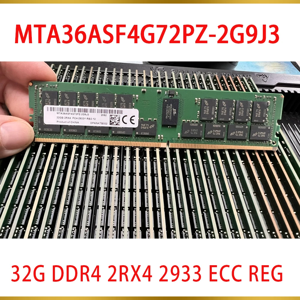 RAM For MT DDR4 32G 2RX4 2933 ECC REG Server Memory 32GB MTA36ASF4G72PZ-2G9J3