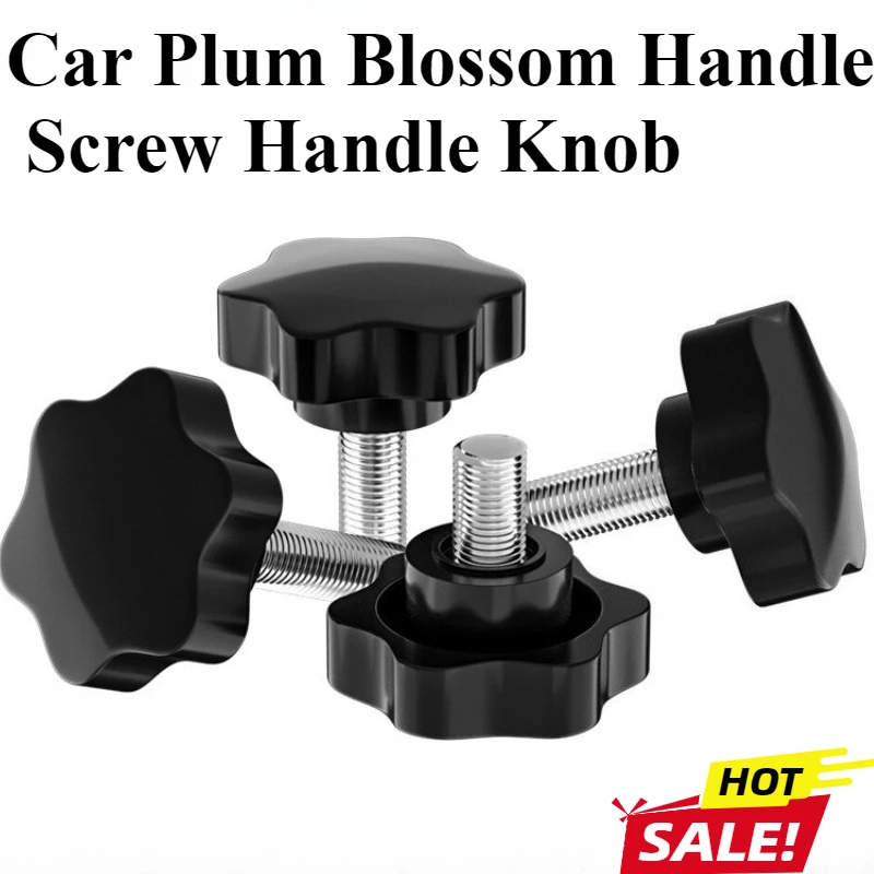 5 teile/satz Stern Form Carbon Stahl Griff Maschine Schraube Bolzen Hand Knopf Schrauben Bolzen Kopf Gewinde Spann Daumen