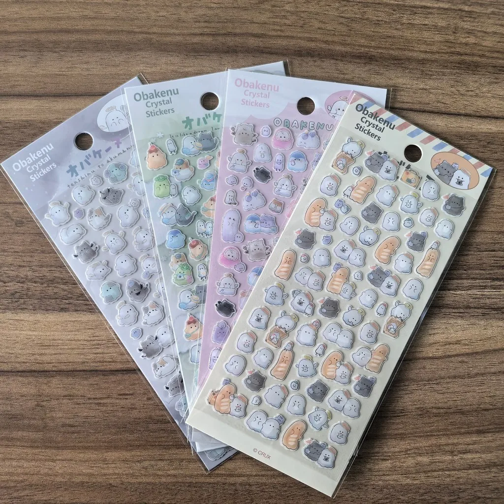 �y�Z�[�����z4 �̃N���X�^���G�|�L�V�������킢���S�[�X�g�X�e�b�J�[�����̃X�^�C������̑������L�p���b�v�g�b�v BulingBulingStickers �X�g�A